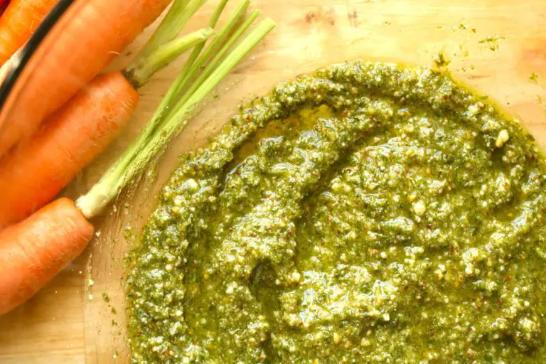 Delicious Carrot Top Pesto