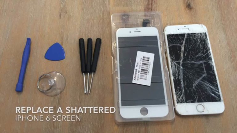How To Replace A Shattered Screen on iPhone 6/6s