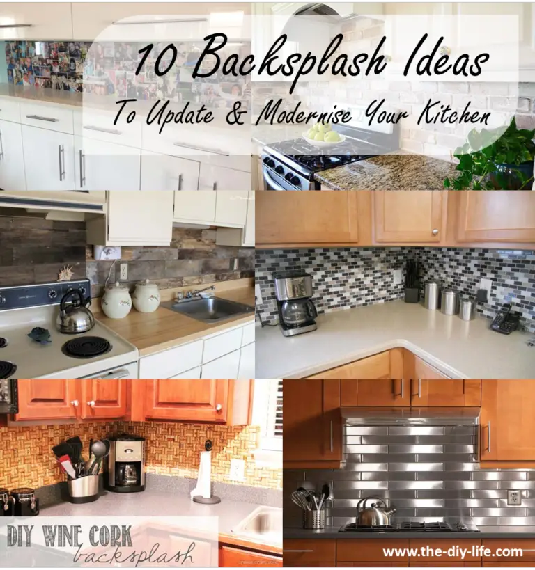 10 DIY Backsplash Ideas Which Look Great - The DIY Life