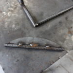 weld the plate onto the rebar