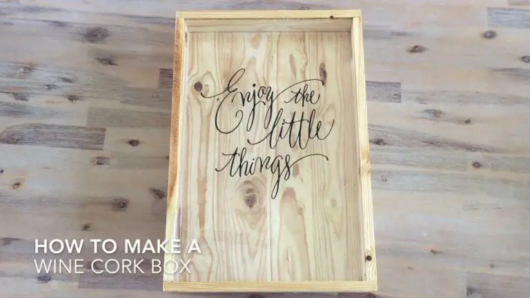 Make Your Own Wine Cork Shadow Box
