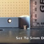 Position Your Dremel To Cut 5mm Deep