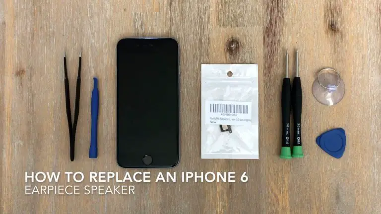 How To Replace The Earpiece Speaker On An iPhone 6