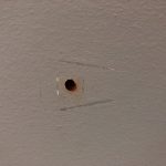 hole in masonry wall