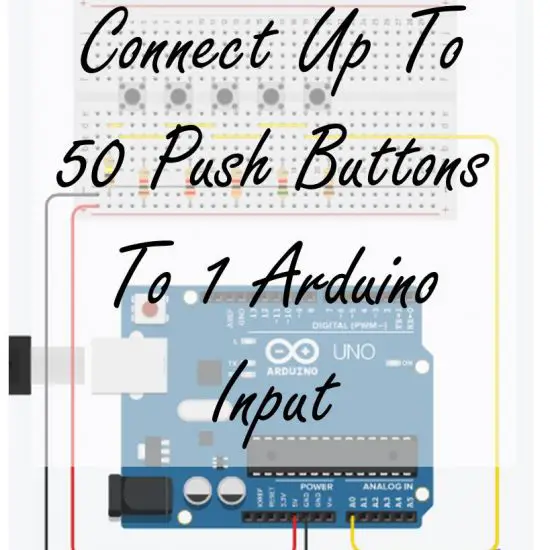 Multiple Push Buttons On A Single Arduino Analog Input The Diy Life 2957