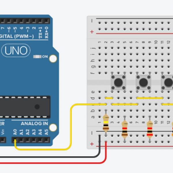 Multiple Push Buttons On A Single Arduino Analog Input The Diy Life 4471