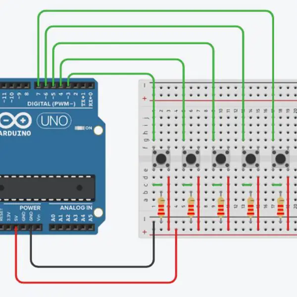 Single Push Button On Single Arduino Digital Input The Diy Life 9592