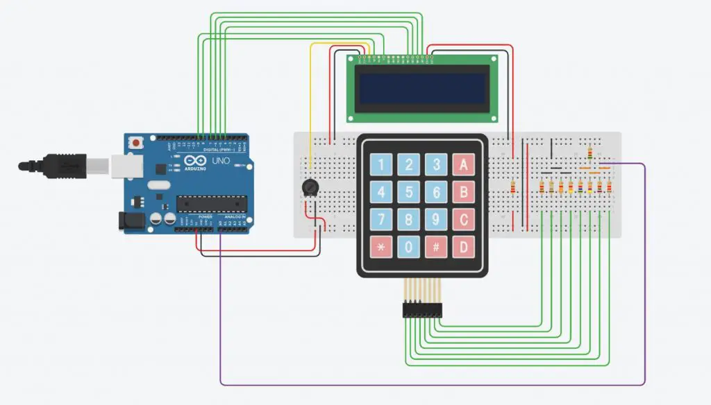 Connect A 4x4 Keypad To One Arduino Input The Diy Life