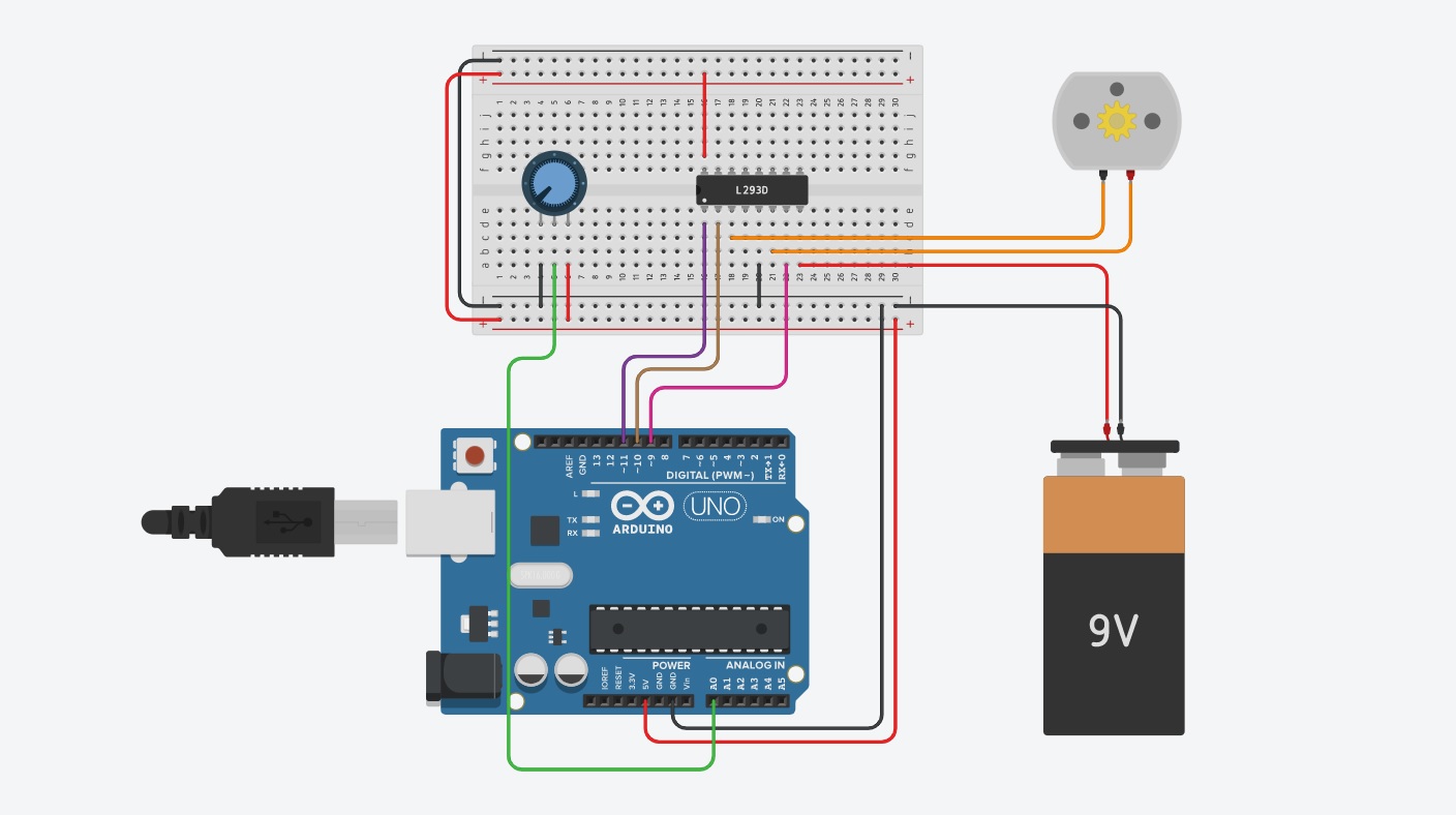 Driving A DC Motor With Arduino Using An L293D Motor Driver - The DIY Life