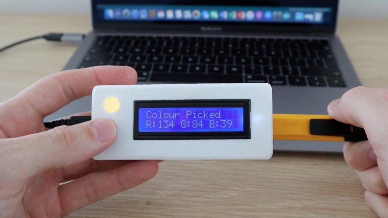 Arduino RGB Colour Picker – Pick Colours from Real Life Objects