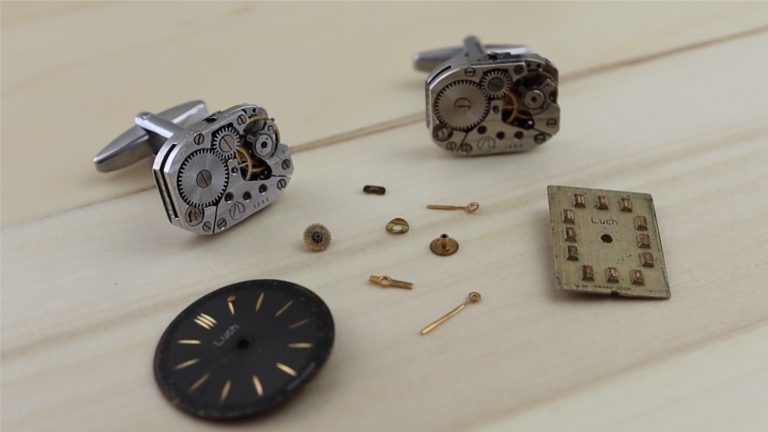 Make Your Own Mechanical Watch Movement Cufflinks