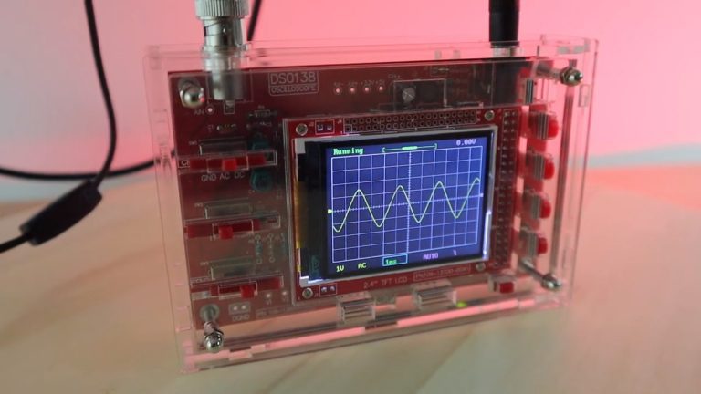 DSO138 Digital Oscilloscope DIY Kit & Acrylic Case Assembly
