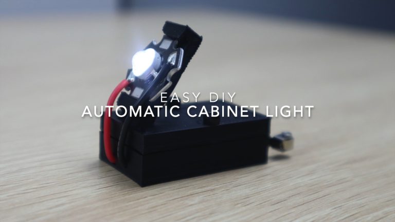 Easy DIY Automatic Cabinet Lights
