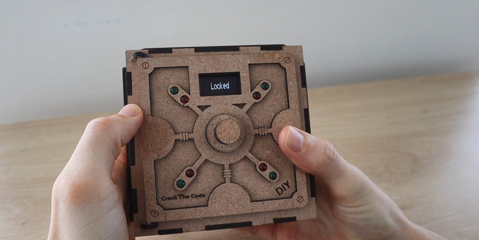 Crack The Code Game, Built Into A DIY Safe Puzzle Box - The DIY Life