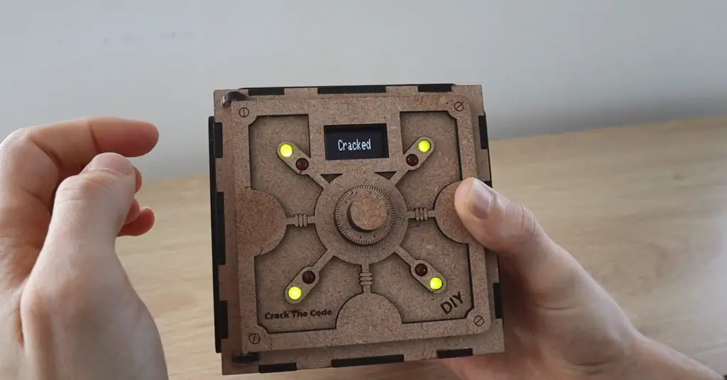 Crack The Code Game, Built Into A DIY Safe Puzzle Box - The DIY Life