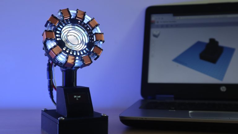 DIY Arc Reactor CPU Performance Monitor, Powered By An Arduino