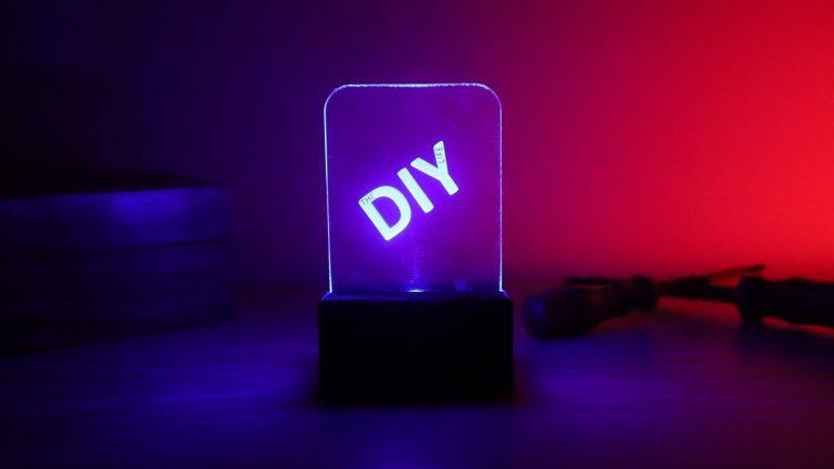 How To Make Your Own Light-Up Acrylic Sign For Under $5