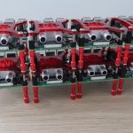 All 8 Raspberry Pi’s Prepared With Cooling Blocks