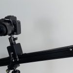 Camera Slider Mounted Onto Tripod To Work In Any Orientation