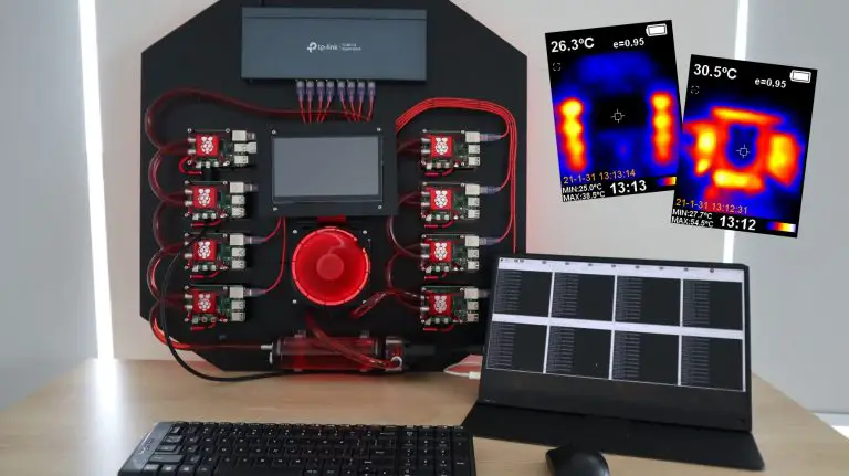 Thermal Testing My Water Cooled Raspberry Pi Cluster – Does Loop Order Matter?