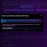 Creating A New API Token