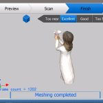 Finished Meshing The Model In Handy Scanner
