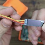 Ribbon Cable Soldered Onto I2C Display
