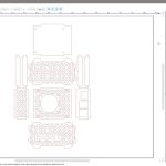 Diagonal Pattern Pi Case Design