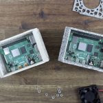 Raspberry Pis Installed Into Patterned Pi Cases