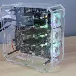 Turing Pi 2 In Clear Acrylic Case