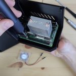 Screwing Ice Cube Cooler To Raspberry Pi