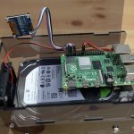 Raspberry Pi Installed In NAS And Display Connected