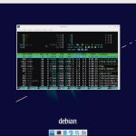 HTOP Runnings on Debian Desktop