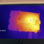 Underside Of A Pi Under Thermal Camera