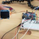 Connected I2C OLED Display