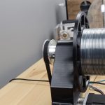 Filament Being Coiled Onto Reel