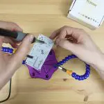 Soldering Components Into Place On PCB