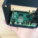 Pi 5 Secured With Brass Standoffs On Three Points