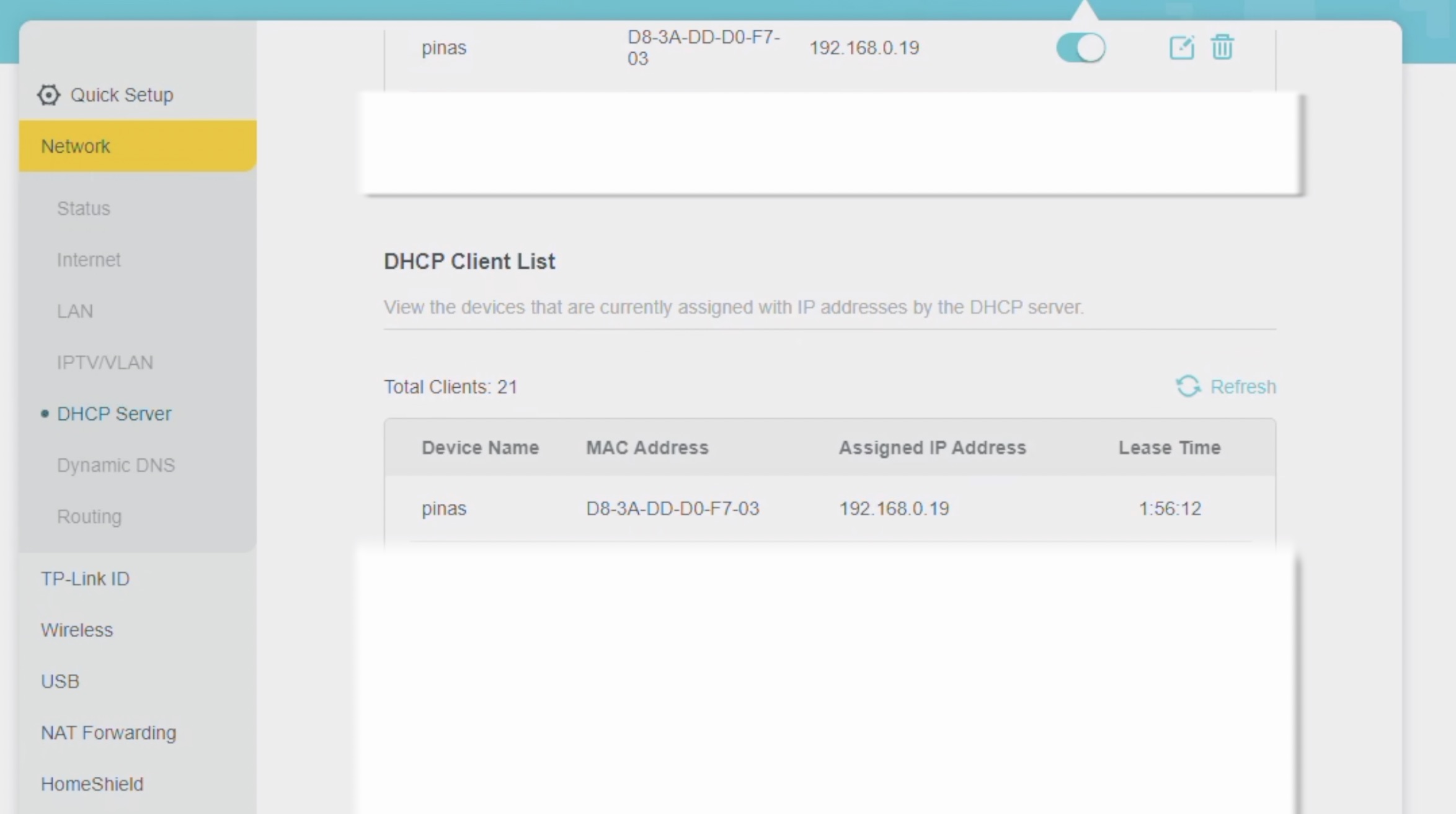 Finding NAS IP Address Using DHCP Table - The DIY Life