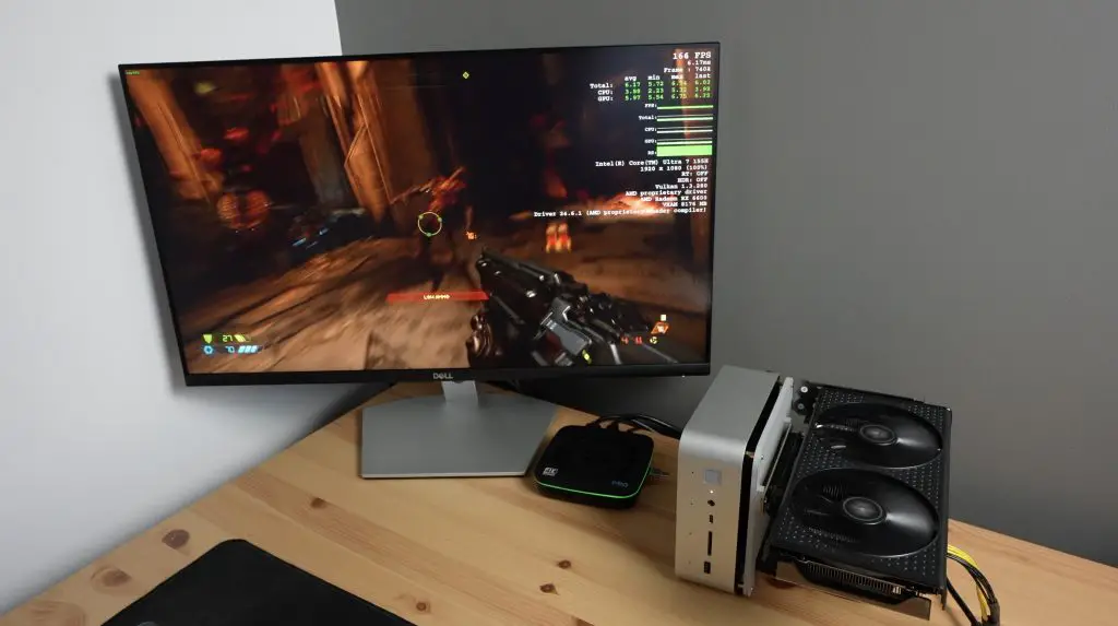 External GPU Doom Eternal Gameplay