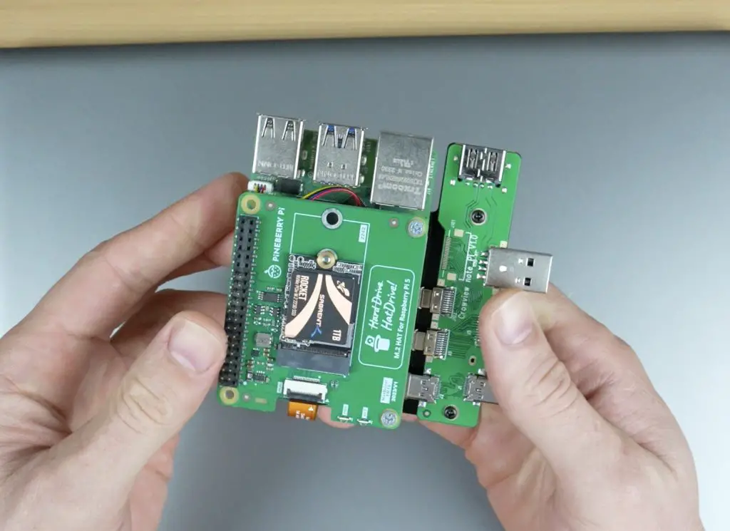 Plugging Adaptor Board Into Raspberry Pi