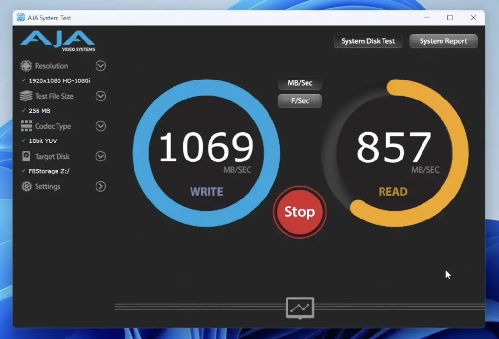 Drive-Testing-256MB-File