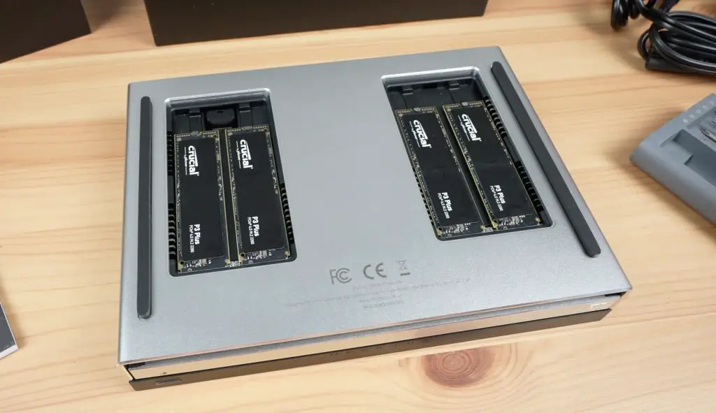 Four-Crucial-P3-Plus-Drives-Installed