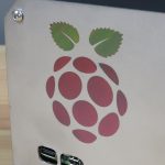 Raspberry Pi Logo Colour Engraved