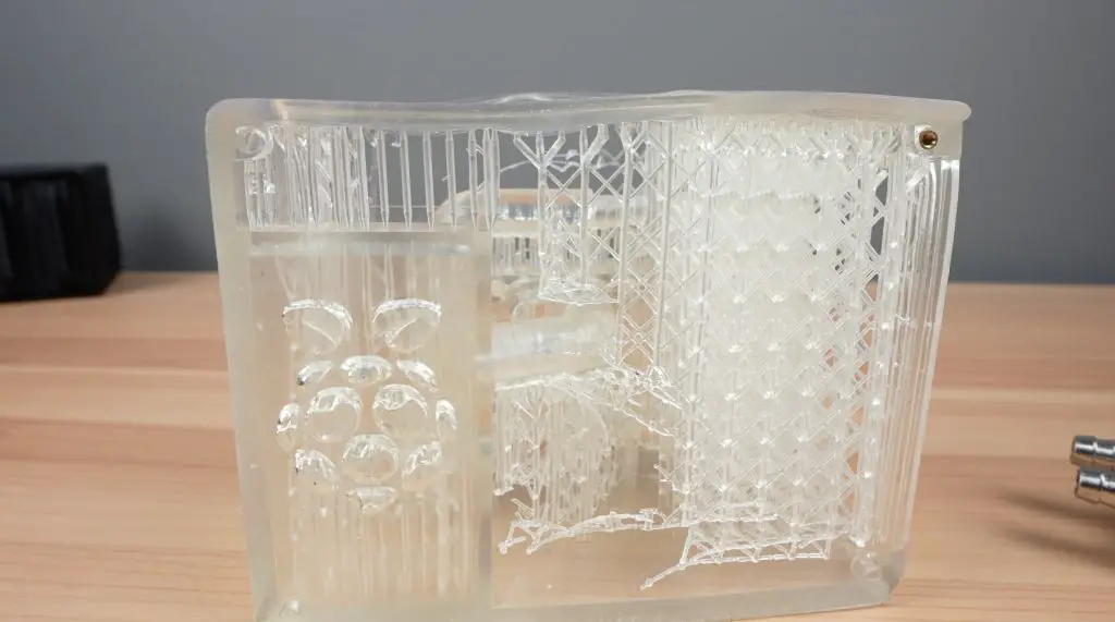 Clear Resin Print Result