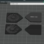 GPU Components Sliced For Printing