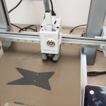 Monitor Stand Being Printed