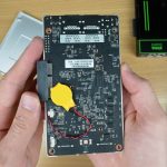 CMOS Battery On Inside Underside