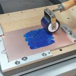 Applying UV Solder Mask