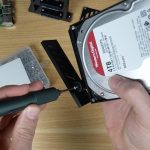 Attaching Handle To Drive Tray